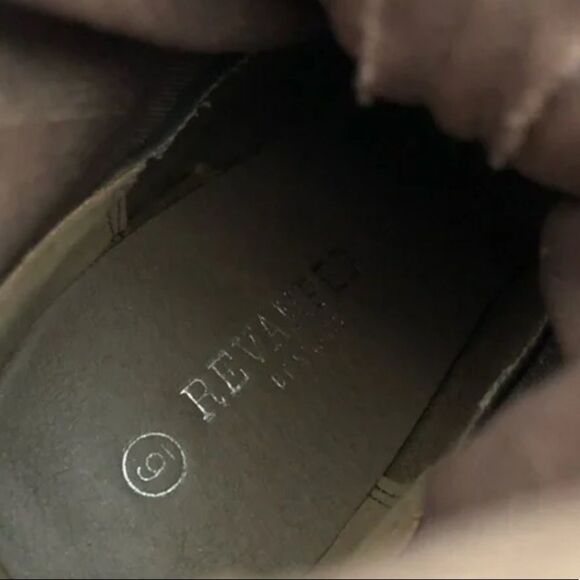 Revamped Suede Tie Up Ankle Chunky Heeled Booties Boots Heels Tan Brown - Picture 13 of 15